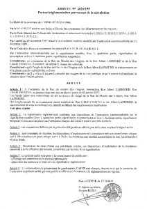 thumbnail of Arrêté 195 Ru e du Moulin des Trappes, Rue Albert Lassourd, Rue Charlemagne
