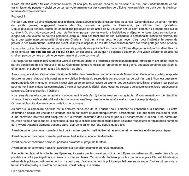 thumbnail of Un bon élu, est ce un élu qui se tait