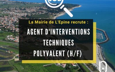 Offre d’emploi – Agent d’interventions techniques (H/F)