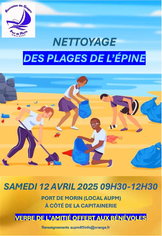 Nettoyage des plages avril 2025