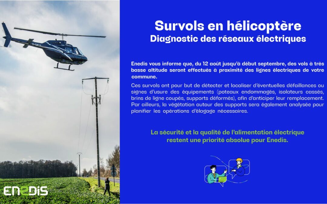 ENEDIS – SURVOLS HELICOPTERE