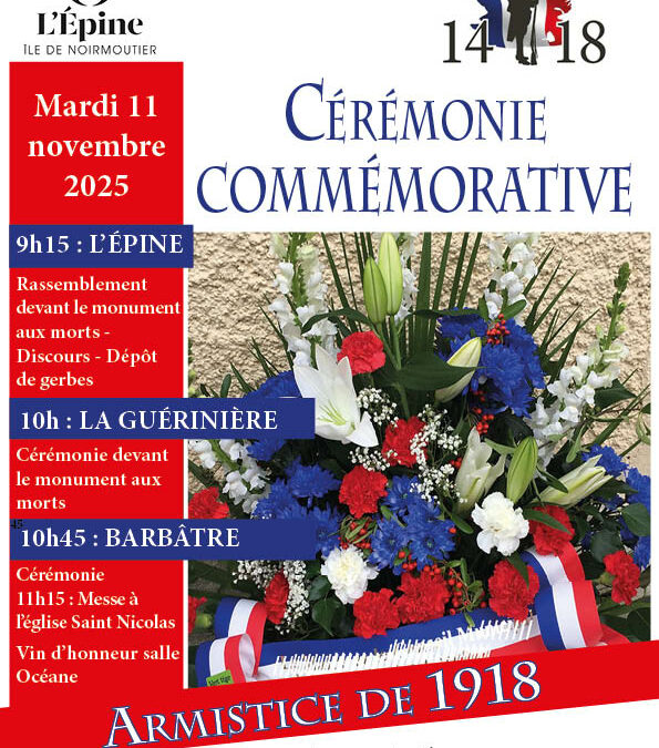 CÉRÉMONIE DU 11 NOVEMBRE