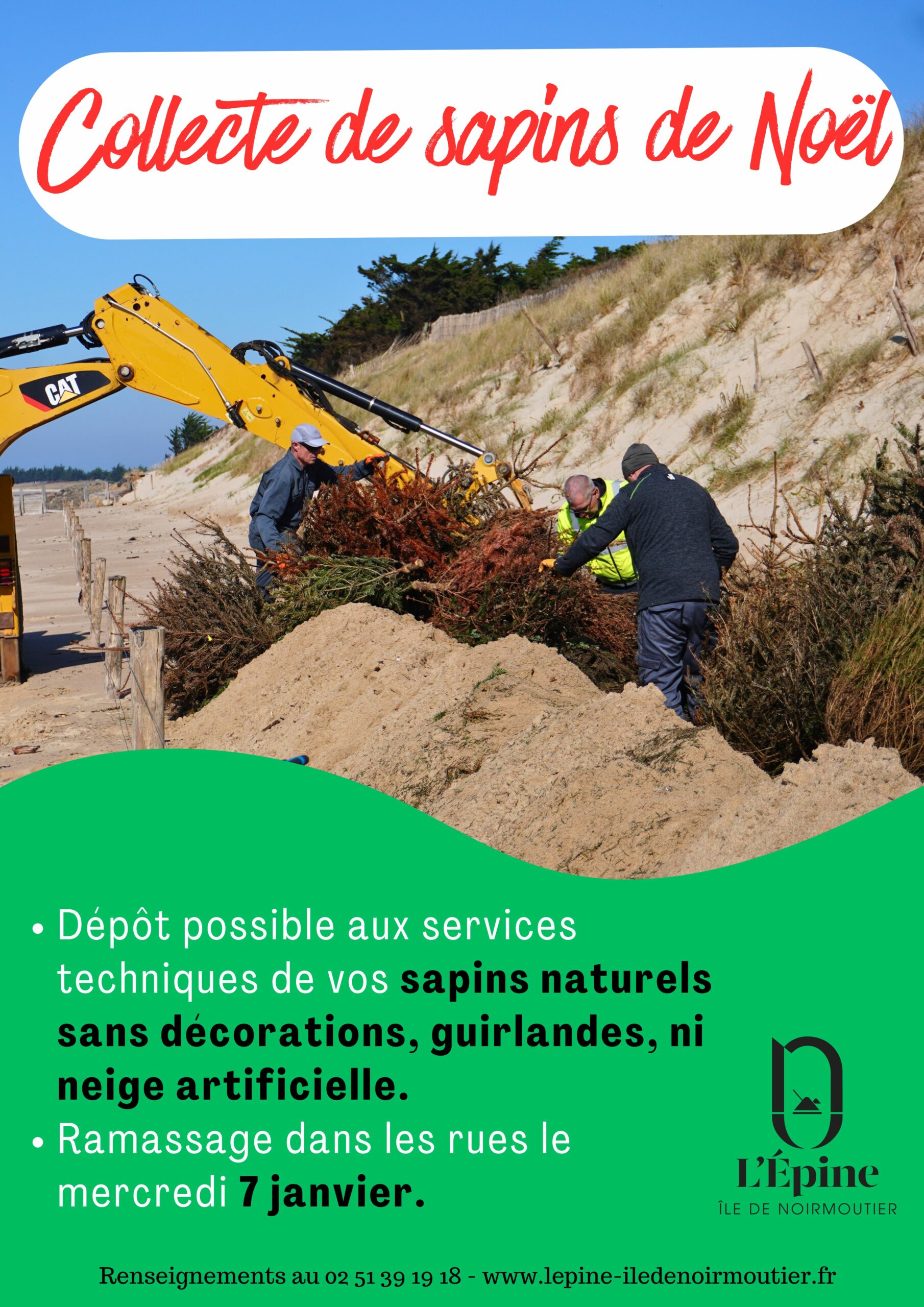 Affiche Collecte de Sapins